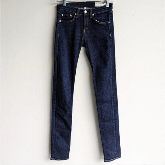 rag & bone high rise skinny jeans - Picture 1 of 7